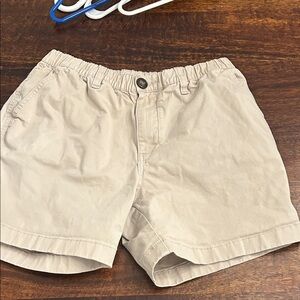 Chubbies Light Blue and Beige Shorts/ khakinators size small